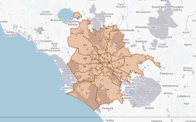 La mappa interattiva dei municipi di Roma