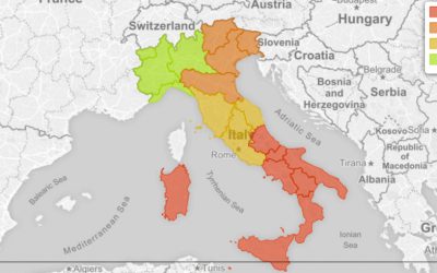 Trend fatturati nelle Regioni Italiane
