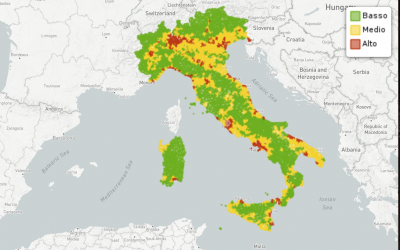 Grado di urbanizzazione nei Comuni Italiani